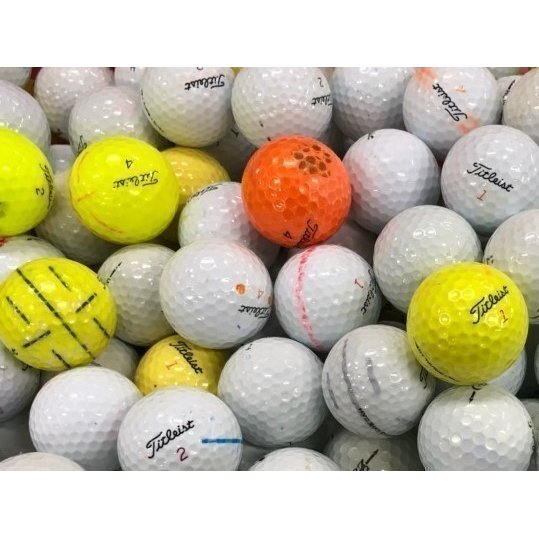 【中古】Bランク タイトリスト Titleist 混合 500個 球手箱 ロストボール