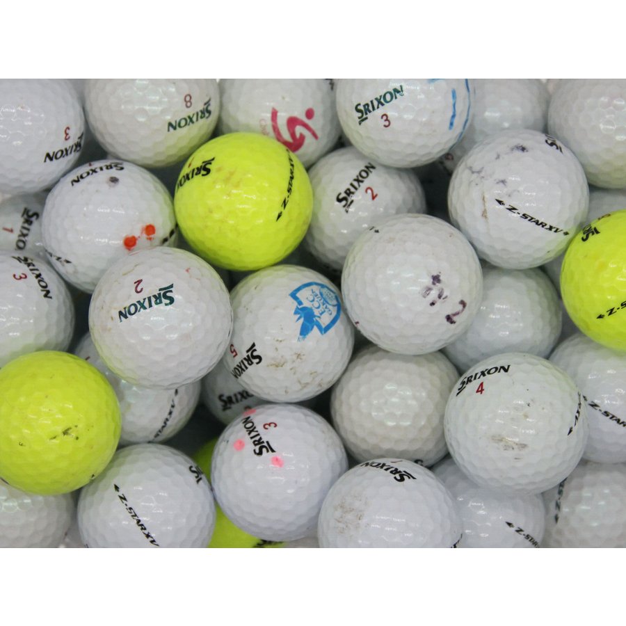 【中古】Bランク スリクソン SRIXON Z-STAR XV 2021年モデル 30個 球手箱 ロストボール