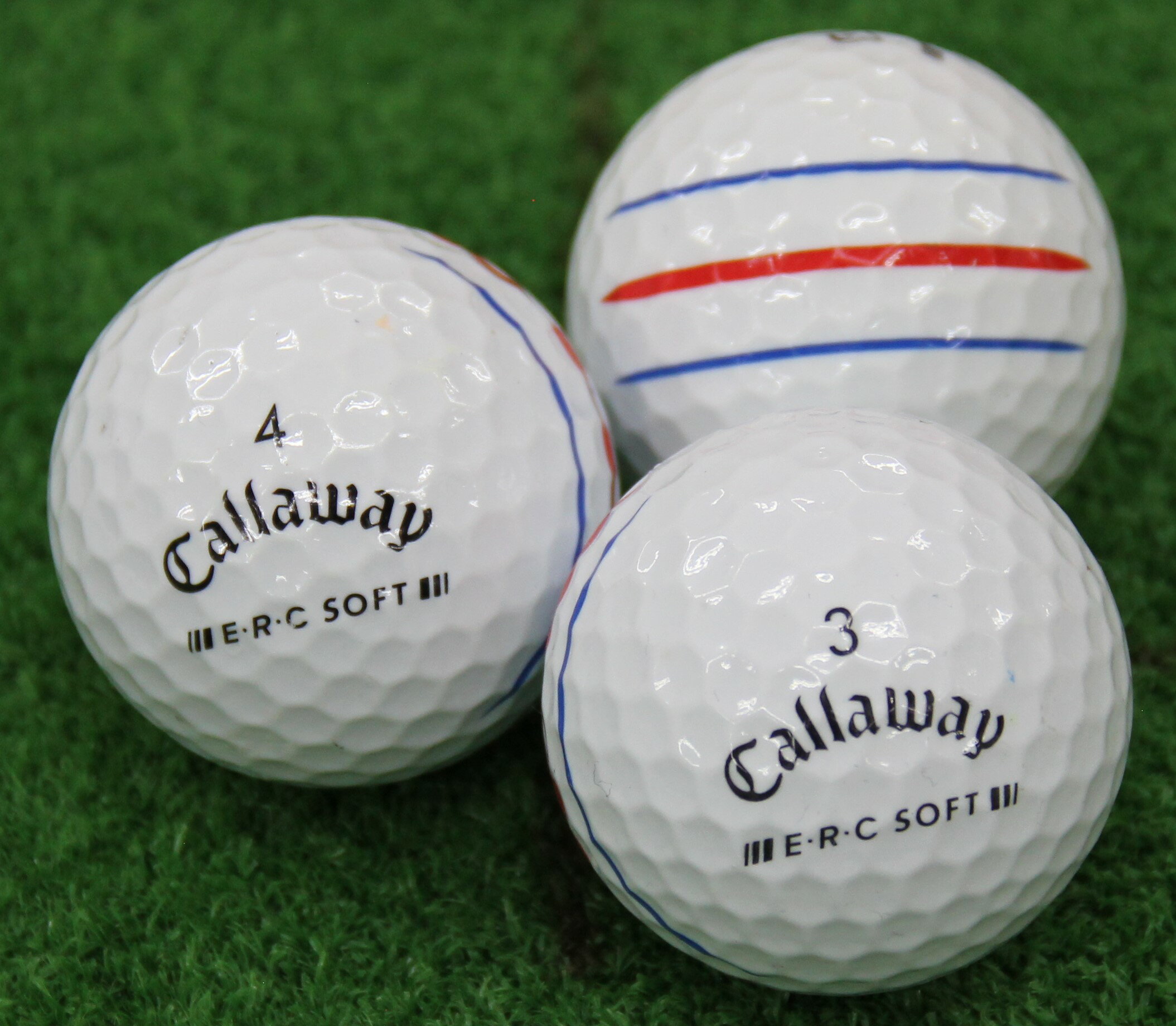 ABランク キャロウェイ Callaway ERC SOFT ホワイト 2023年モデル 30個 球手箱 ロストボール