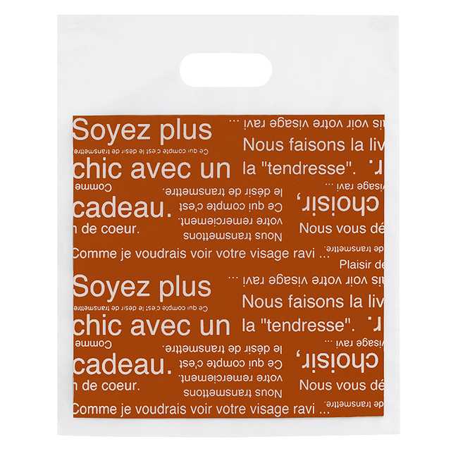 カフェオレフロストバッグ260mm×310mmギフトバッグ 袋 プレゼント ラッピング