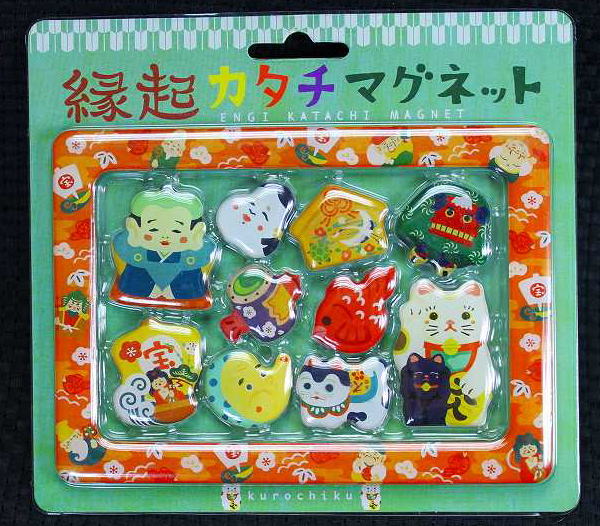 和柄カタチマグネット縁起京都くろちく