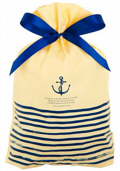 トラディショナルリボン付PEギフトバッグ230mm×340mmギフトバッグ 袋 プレゼント ラッピング