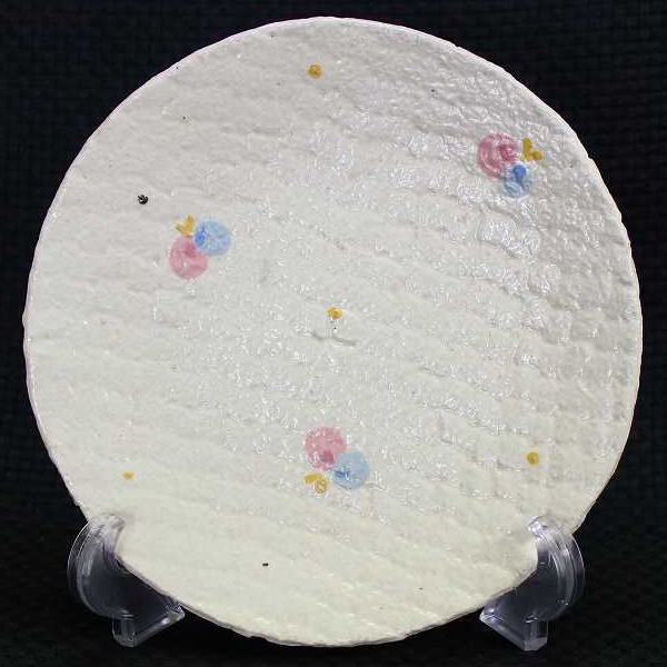 陶製 丸小皿小林ピア 作益子焼陶皿 焼物