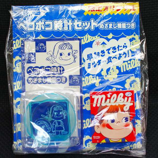 ペコポコ時計セット【未開封】不二家 ペコちゃん ポコちゃんペコポコ ミルキーのサムネイル