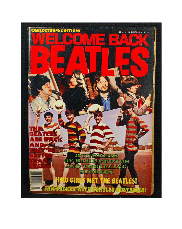 ザ ビートルズウェルカムバック ビートルズWELCOME BACK BEATLESStories Layouts ＆ Press inc