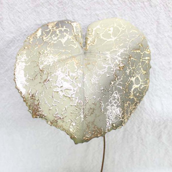 アートグリーンつわぶき ツワブキ若草ゴールド葉物 造花