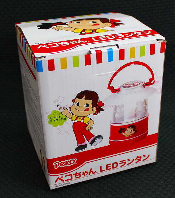 ペコちゃん LEDランタンLOGOS【未使用】不二家 ペコちゃん ポコちゃんペコポコ ミルキー