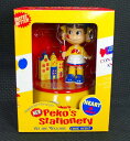ペコちゃん 首ふり貯金箱New Peko's Stationery【未使用】不二家 ペコちゃん ポコちゃんペコポコ ミルキー人形