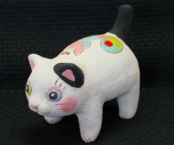 月魚ひろこ 作おさんぽ猫猫の焼き物たち皿や器や招き猫 [2]