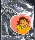 ハートペコちゃんペコちゃんからのおくりものファスナーアクセサリーキーホルダーキーチャームPeko 50th Anniversary【未開封】不二家 ペコちゃん ポコちゃんペコポコ ミルキー