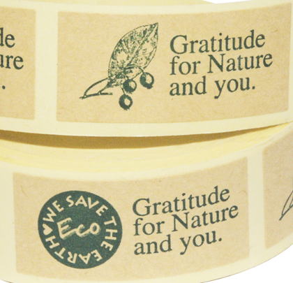 エコロジーシールシール ギフト プレゼント ラッピング資材