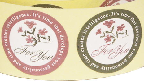 エレガント2色アソートシールシール ギフト プレゼント ラッピング資材