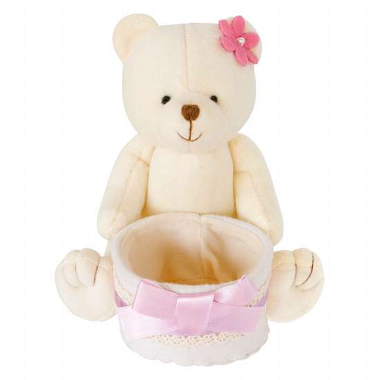 ラブリーマスコットギフトカップクマアレンジベース ジオラマ 工作 模型 情景