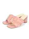 【SALE/45%OFF】フラワーミュールサンダル MISCH MASCH ミッシュマッシュ シューズ・靴 サンダル ブラック ピンク【RBA_E】【送料無料】...