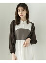 【SALE/25%OFF】【2024春夏新作】ラメシアーブルゾン/MM418506 MISCH MASCH ミッシュマッシュ トップス スウェット・トレーナー ...