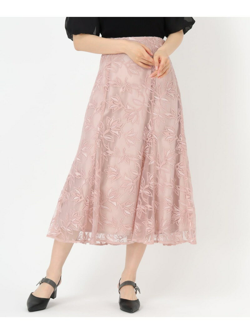 2025春夏新作 ラメフラワー刺繍スカート/MM527201 MISCH MASCH ミッシュマッシュ スカート その他のスカート ブラック ピンク【送料無料】[Rakuten Fashion]のサムネイル