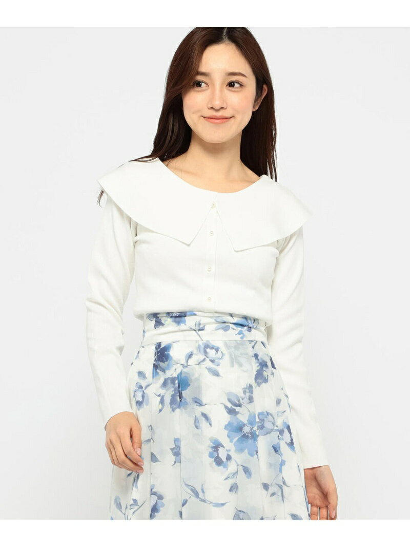 【SALE／45%OFF】ビッグエリニット MISCH MASCH ミッシュマッシュ トップス ニット ホワイト ベージュ ブラック イエロー【RBA_E】[Rakuten Fashion]のサムネイル