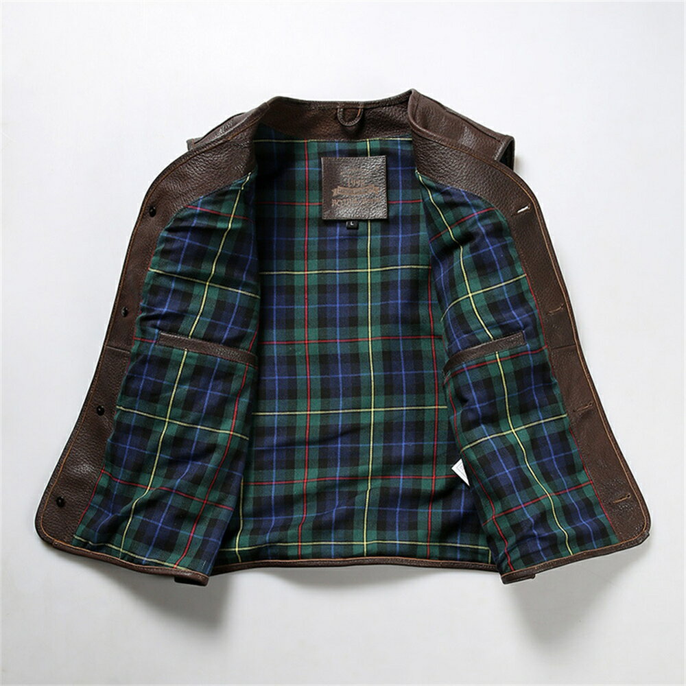 レザーベスト 本革ベスト ライダースベスト バイク用ベスト 牛革ベスト 革ベスト 無地 本革 牛革 メンズ