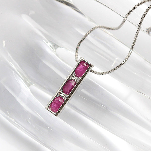 【中古】K18WGネックレス40c...