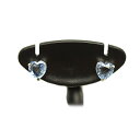Pt900 サファイア ピアス ハート プラチナ 0.60ct/0.60ct ブルーサファイア 青 スタッドピアス 両耳 サファイヤ 14912 【中古】(4)