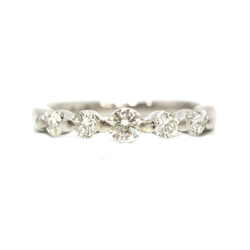 Rakuten - ダイヤモンドリング 指輪 0.5ct プラチナ Pt900 10号 3.8g 31395【中古】