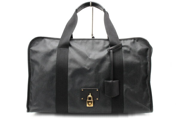 ロエベ LOEWE ボストンバッグ ブラック 黒 旅行 スポーツ 83126【中古】