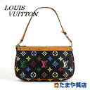 LOUIS VUITTON ルイヴィトン ポシェット アクセソワール M92648 モノグラム マルチカラーキャンバス フランス製 17152 【中古】