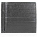 DIOR ディオール 二つ折り札入れ 財布 ブラック 22744【中古】