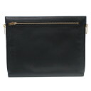 SAINT LAURENT サンローラン クラッチバッグ 315873・001118 ブラック レザー 93524【中古】
