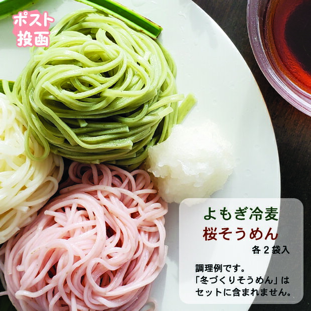 【ポスト投函】桜そうめん・よもぎ