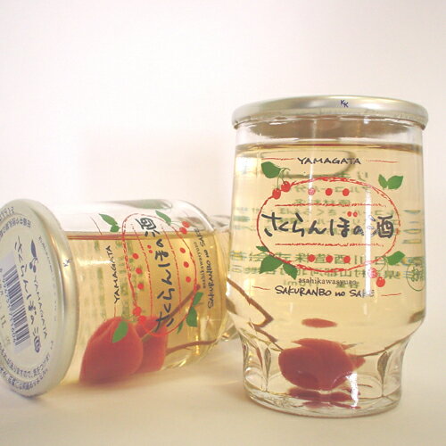 【山形の地酒】 さくらんぼの酒 170ml（3ヶ箱入）（朝日川酒造）