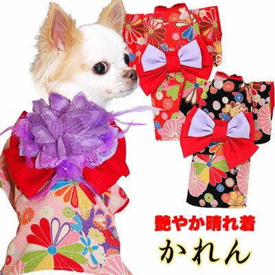 クレイジーブー CRAZYBOO 桜柄着物(XS/S)【犬服 小型犬 着物ワンピース】 送料無料