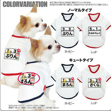 ＼最大2000円OFF★クーポン／【犬 服 犬の服 名入れ】愛犬のお名前入り わんこ体操服 和柄【ドッグウェア ペット チワワ ダックス トイプードル かわいい ポメラニアン】(O/F/RA/L/)