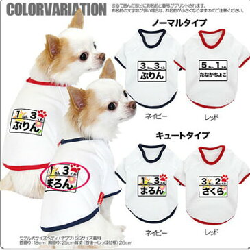 \最大80%OFF★大還元祭/【犬 服 犬の服 ドッグウェア 名入れ】愛犬のお名前入り わんこ体操服 和柄【ペットウェア チワワ ダックス トイプードル かわいい ポメラニアン】