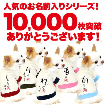 \お試し【送料無料★1111円★ぽっきり】/【犬 服 秋冬 犬の服 ドッグウェア 名入れ】愛犬のお名前入り かなあそび(SW/3D)《2021年8月中旬発送》【和柄 パピー トイプードル チワワ ダックス おしゃれ 柴犬】