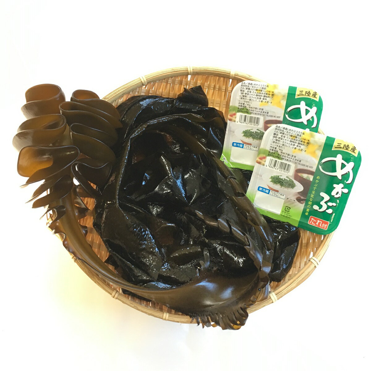 【今季販売終了】しゃぶしゃぶ生わかめパック 生わかめ めかぶ 茎付き 宮城県南三陸産 国産 直送 肉 ...