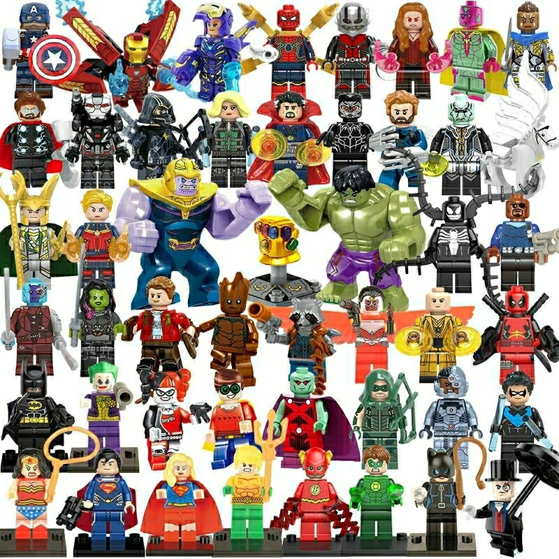 レゴブロック LEGO レゴミニフィグ アベンジャーズ 48体セット 互換品 プレゼント