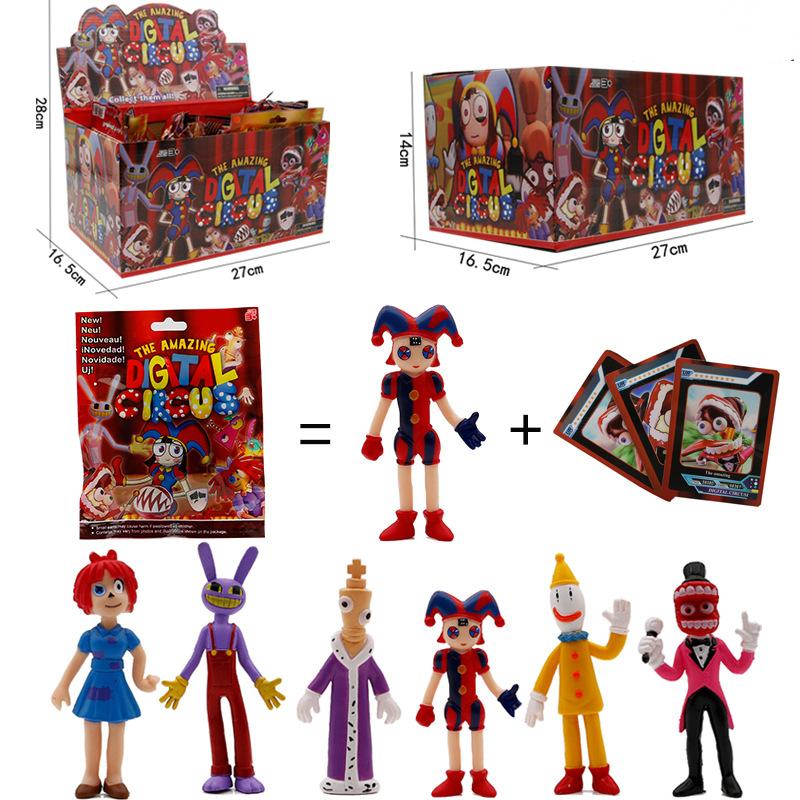 【The Amazing Digital Circus :blind box！Contains 1 figure + 3 cards!】スキビディトイレ ブラインドボックス*1=…