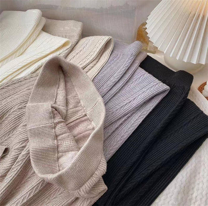 送料無料 ニット ワイドパンツ レディース ゆったり 秋冬 ニットパンツ レディース ロングパンツ 秋 冬 ケーブル ハイウエスト リラックスパンツ ニット ボトムス 体型カバー ウエストゴム 美脚 通勤 着痩せ カジュアル 40代 30代 50代 柔らかい きれいめ 黒 グレー