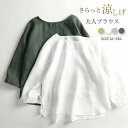 ブラウス レディース シャツブラウス 春夏秋 コットン 七分袖 七分袖ブラウス 無地ブラウス トップス 長袖トップス 綿 春 夏 秋 カジュアル 無地 ナチュラル エレガント 清楚 森ガール 通勤 通学 日常 ディリー 着回し 着痩せ 着心地 おうち時間 お出かけ 外出 普段着
