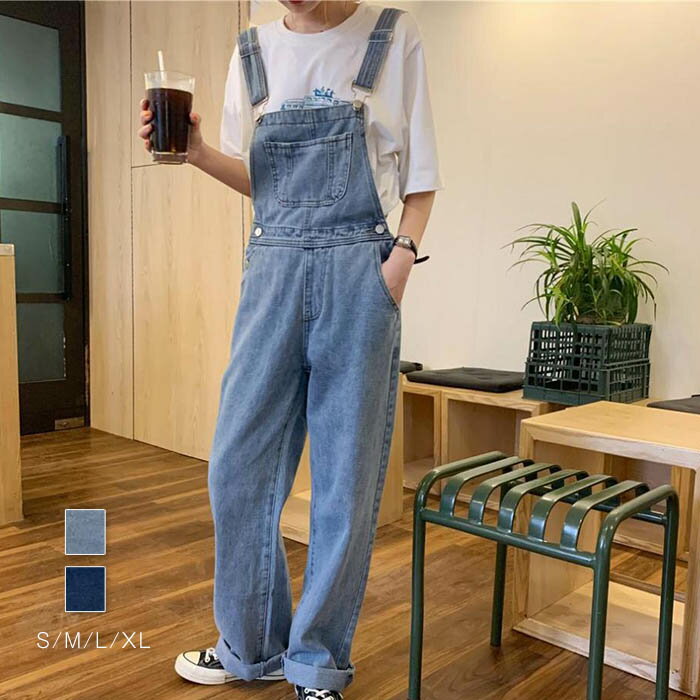サロペット パンツ レディース ロング デニム 春夏 春 夏 秋 ノースリーブ オールインワン ロング丈 無地 ロングパンツ ワイドパンツ 楽ちん シンプル リラックス 高見え シンプル カジュアル 若見え カワイイ 上品 徒歩 アウトドア 外出 ディリー 日常