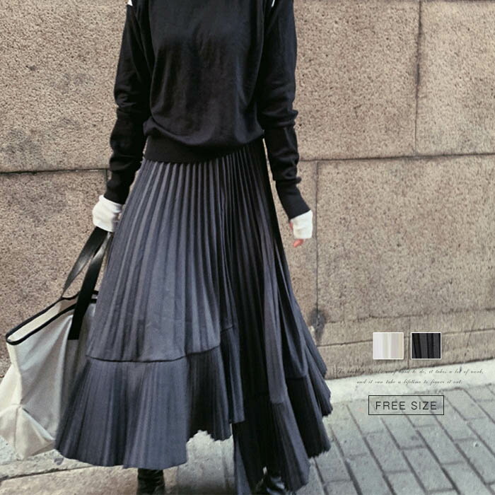 スカートレディース秋冬ハイウエスト...