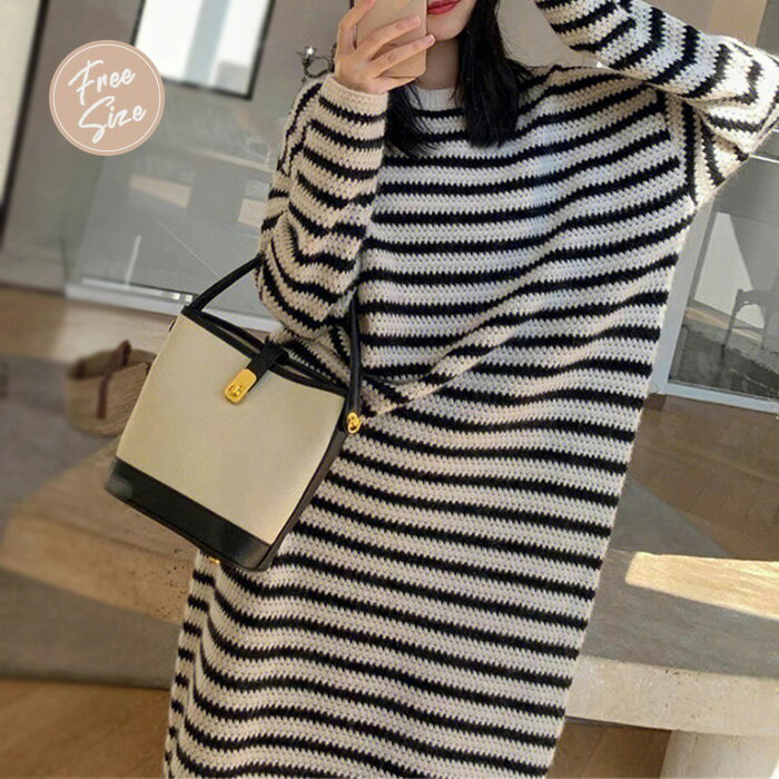 ワンピースレディースロング丈秋冬春...