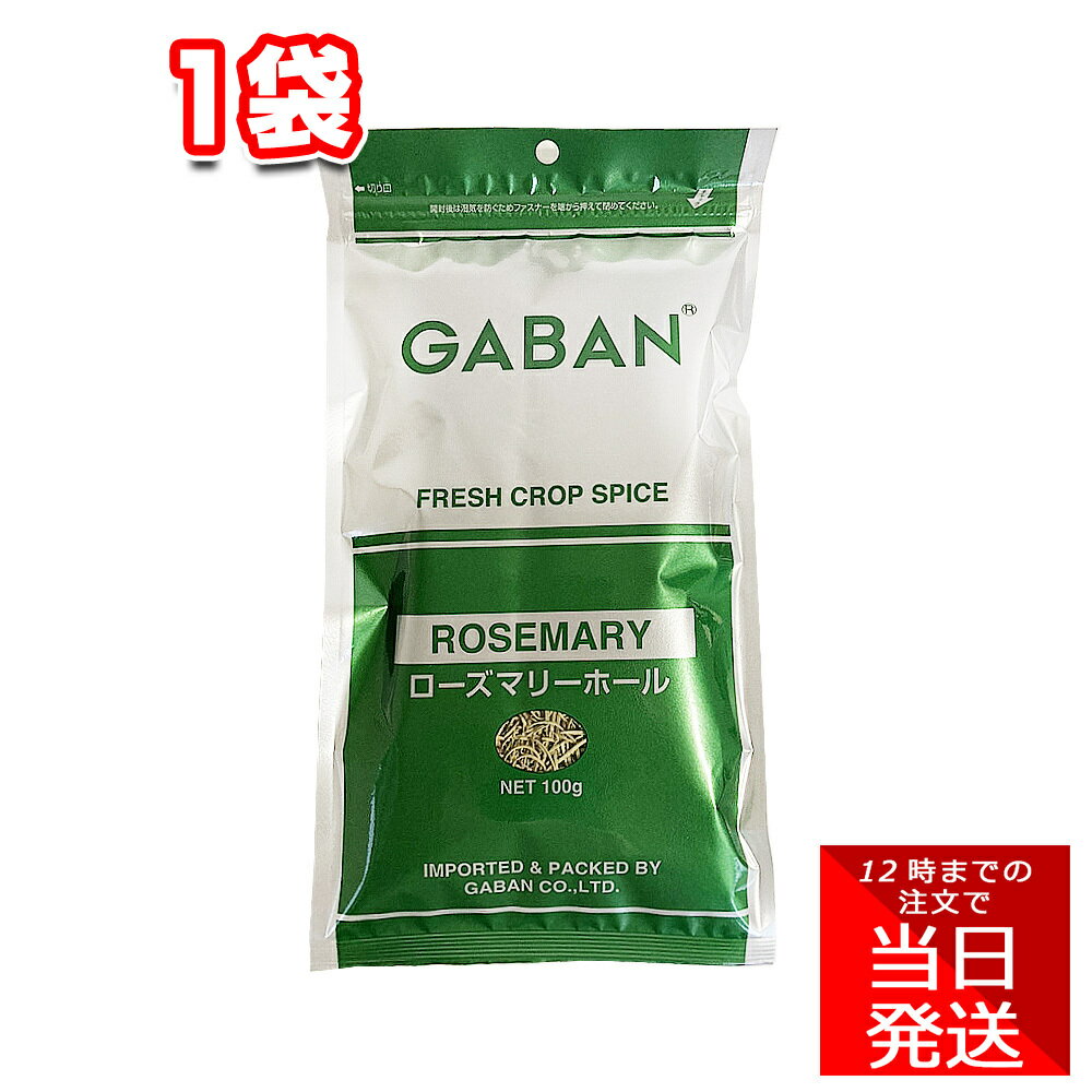 GABAN ローズマリーホール 100g 1袋 業務用 ギャバン