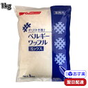 日清製粉 イースト不要！ベルギーワッフルミックス粉 1kg 発酵不要 ワッフル生地 ホットケーキ パン アレンジ スイーツ デザート 朝食 手作り 製菓 業務用 焼き 菓子 おやつ パ