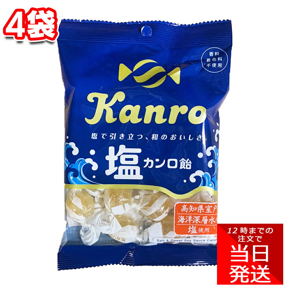 カンロ 塩カンロ飴 140g 4袋 セット まとめ買い しょっぱい 塩分補給 夏 カンロ飴食堂 マイルド アメ キャンディ あめ お菓子 おやつ 職場 勉強 家事 作業 移動 小腹 間食のサムネイル