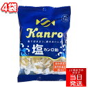 あめ・キャンディ カンロ 塩カンロ飴 140g 4袋 セット まとめ買い しょっぱい 塩分補給 夏 カンロ飴食堂 マイルド アメ キャンディ あめ お菓子 おやつ 職場 勉強 家事 作業 移動 小腹 間食