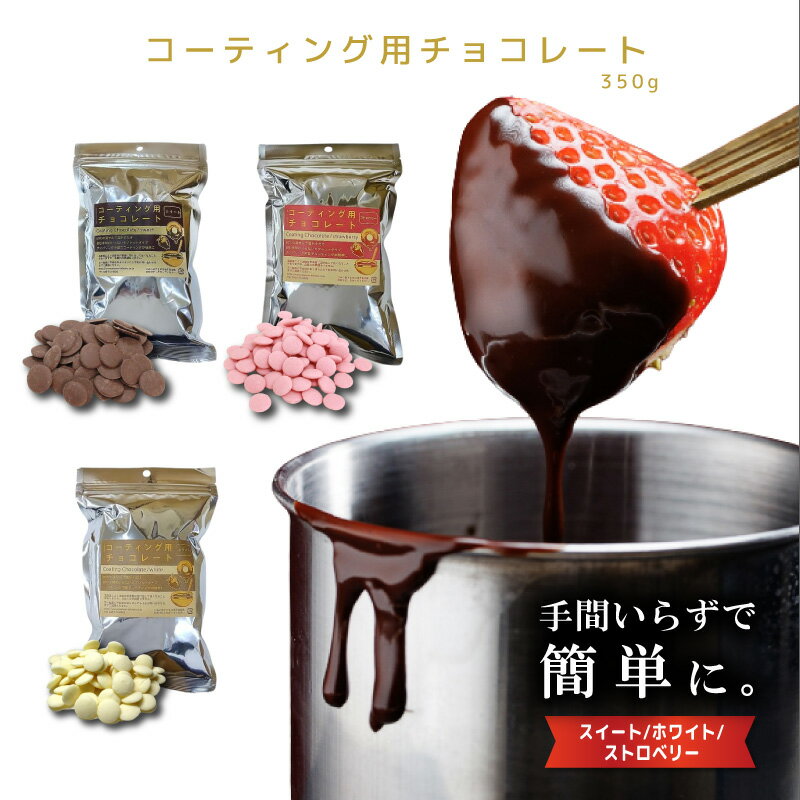 パイオニア企画 コーティング用チョコレート 350g テンパリング 不要 チョコレート 製菓用 バレンタイン 手作り ケーキ クッキー トリュフ チョコバナナ お菓子作り 子供 簡単