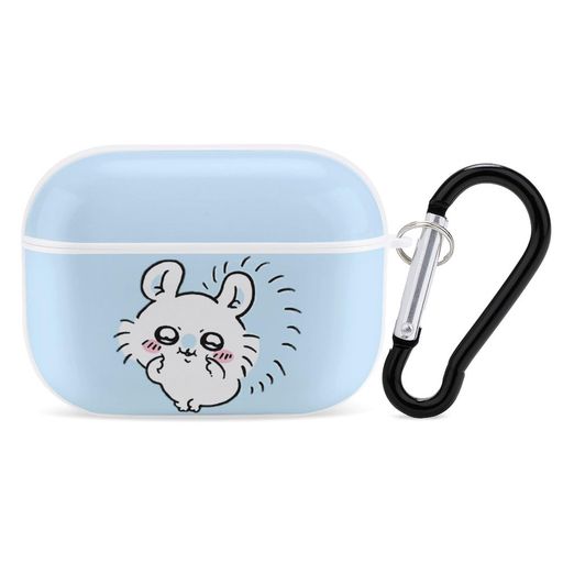 可愛 小動物 兎 アニメです Airpods Pro2 ケース かわいい キャラクター Airpods Pro 第2世代 ケース ポータブル Airpods カバー カラビナ付き Pro イヤホンケース 保護 耐衝撃 防塵 ワイヤレス充電対…