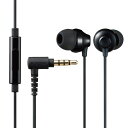 エレコム(ELECOM)ステレオイヤホンカナル型Φ3.5MMマイク付FASTMUSICF12CΦ10.0MMブラックEHP-F12CMBK(2)